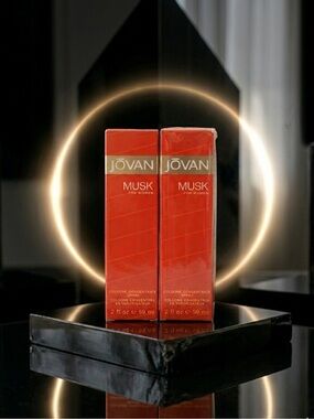 JOVAN Musk for Women Cologne Concentrate Spray 2 fl oz - Set of 2 New